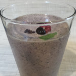 Green berry morning smoothie