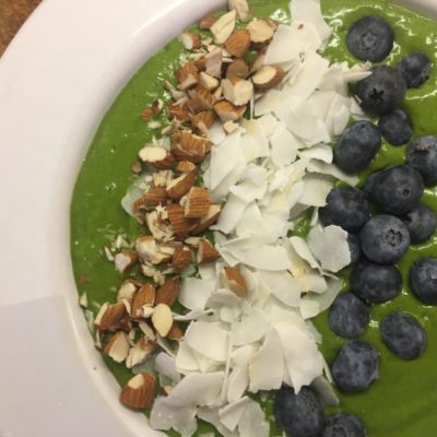 Kale Avocado Smoothie Bowl