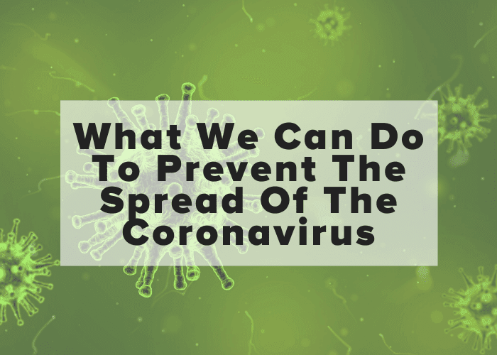 preventing the coronavirus